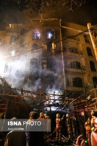 انفجار در کلینیک سینا اطهر تهران